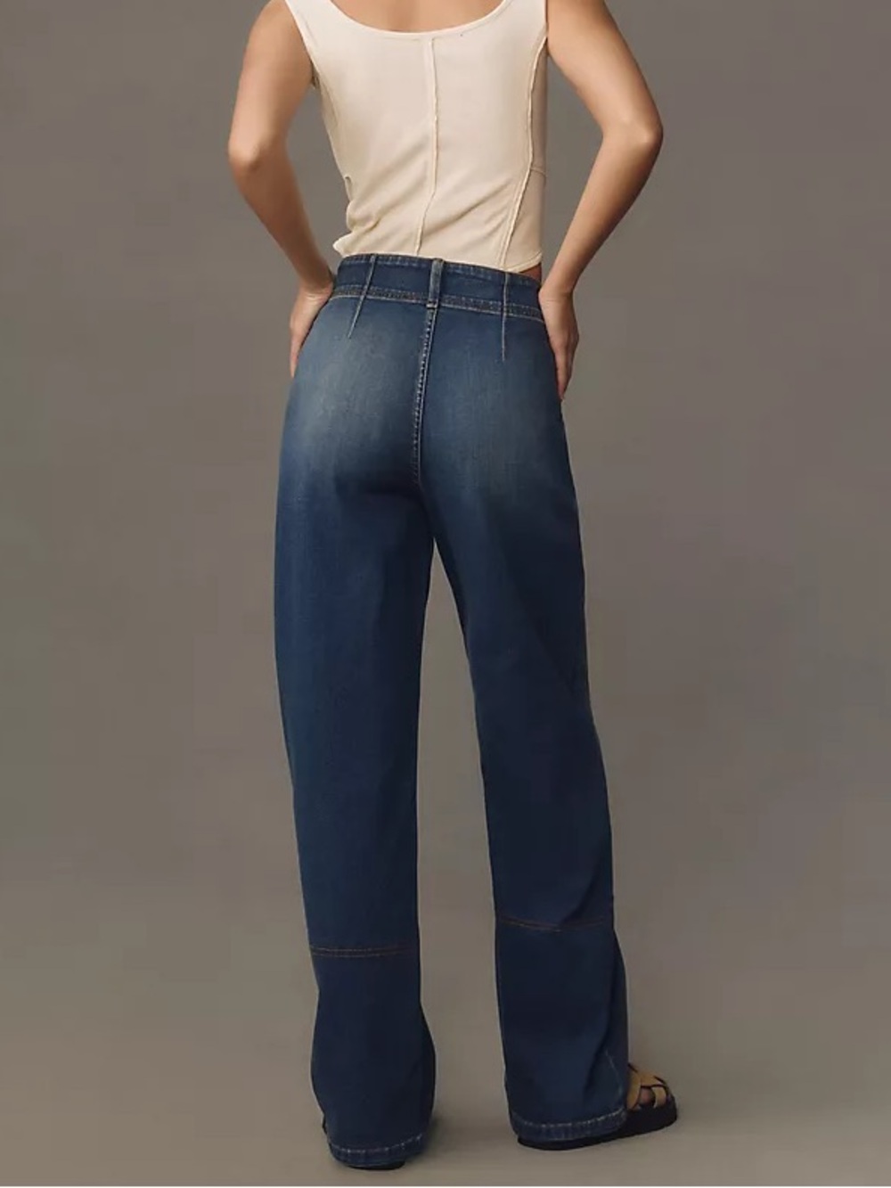 Anthropologie Pilcro Women's Eventide Trouser High-Rise Wide-Leg Jeans Size 31 - Picture 13 of 13